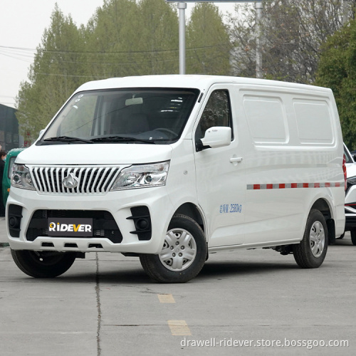 Ridever China 2022 Pure Electric Van Transporter 2 Seats 70Kw Electric Delivery Van New Car
